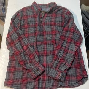 Northwest Territory Ted Gray Plaid Long Sleeve Button Down Shirt Men’s Size XLT